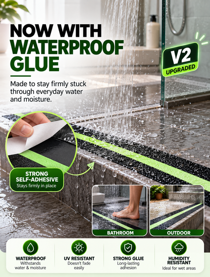 GERMAN HARD TAPE™ V2 - Anti-Slip Glow Tape for Stairs, Bathrooms & More