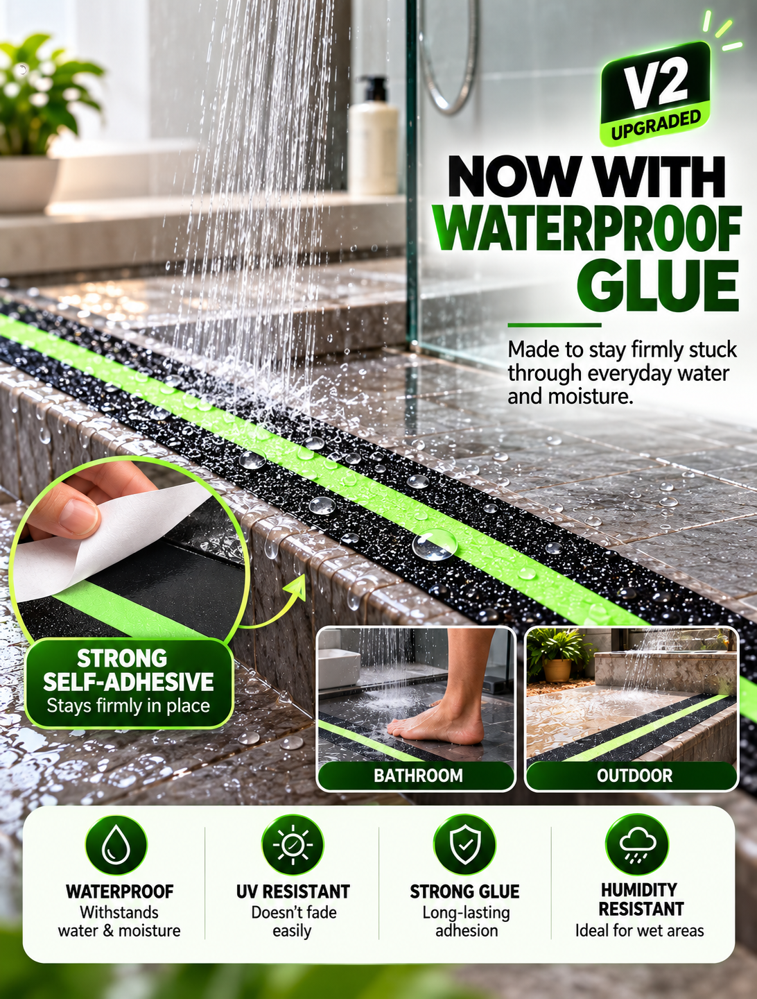 GERMAN HARD TAPE™ V2 Waterproof Anti-Slip Glow Tape